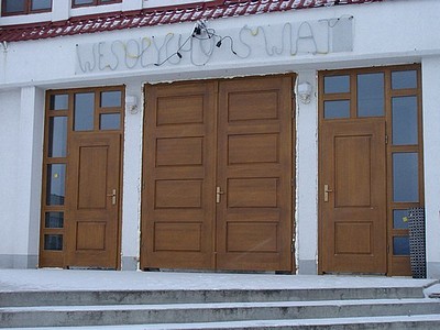 Drzwi do kościoła w Kielcach