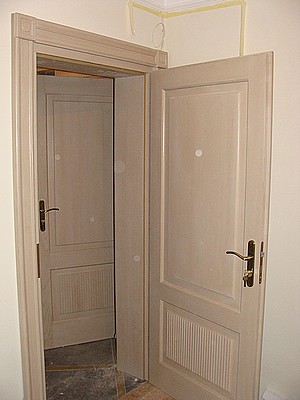 Drzwi drewniane wewnętrzne pełne
