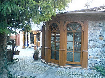 Fasada budybku z drewna